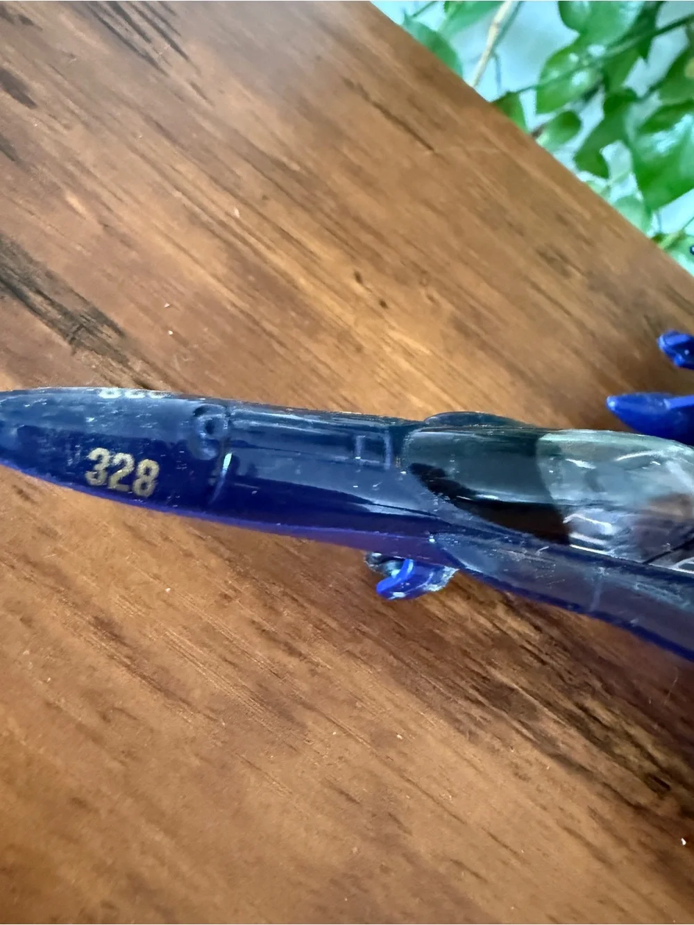 Blue Military Jet Toy Plane for Kids - USN Styled